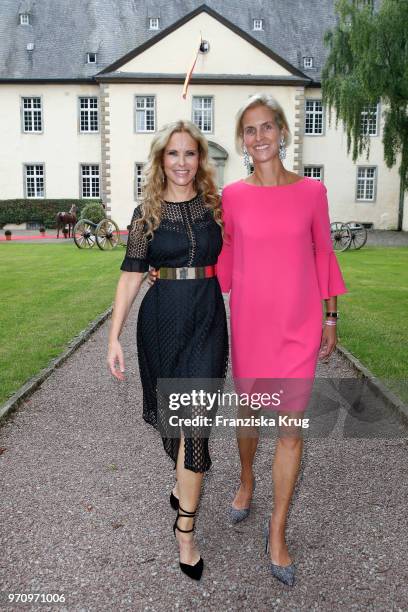 Katja Burkard and Rosalie von Landsberg-Velen attend the Balve Optimum 2018 Gala on June 8, 2018 in Balve, Germany.