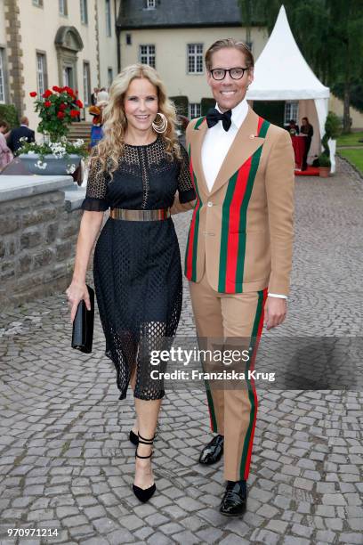 Katja Burkard and Jens Hilbert attend the Balve Optimum 2018 Gala on June 8, 2018 in Balve, Germany.