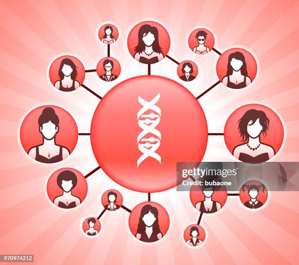 dna  women's rights pink vector background - woman pink background stock illustrations