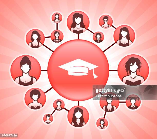 Graduation Pattern Background Pink 15 Graduation Background Pink High Res Illustrations - Getty Images