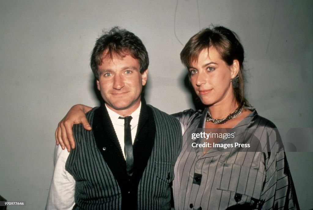 Robin Williams and Valerie Velardi