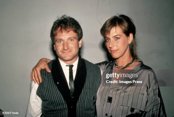 Robin Williams and wife Valerie Velardi circa 1984 in New York.