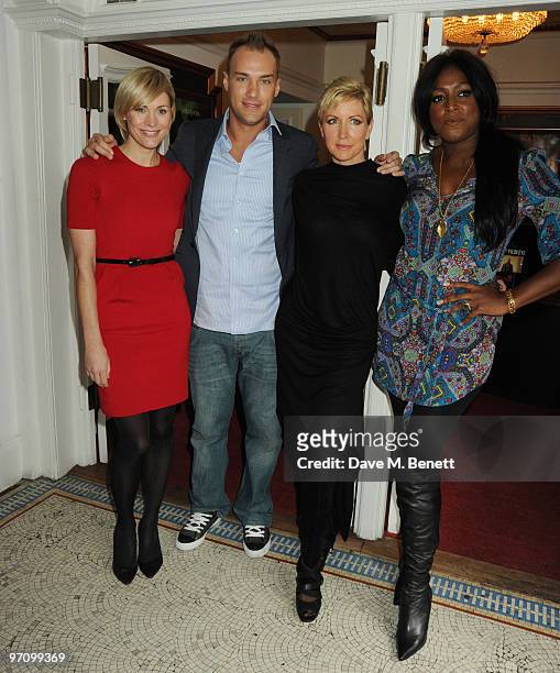 Jenny Falconer, Calum Best, Heather Mills and Mica Paris attend Ghosts Of Cite Soleil - Charity Screening at Electric Cinema on February 26, 2010 in...