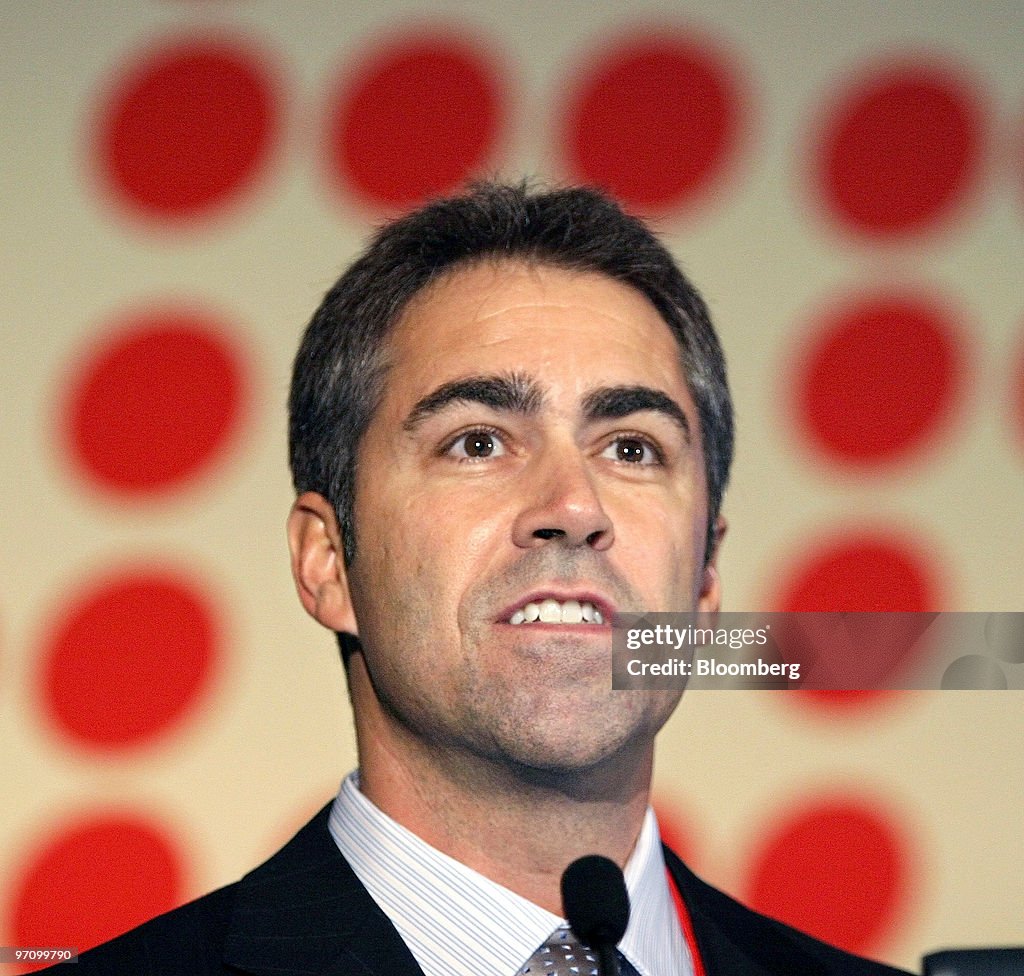 Dow Jones & Co chief operating officer Richard Zannino speaks at a