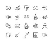 Line Optometry Icons
