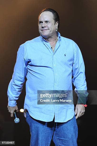 Of the Sunshine band performs at the 93.9 MIA Disco Ball at Hard Rock Live! in the Seminole Hard Rock Hotel & Casino on February 25, 2010 in...