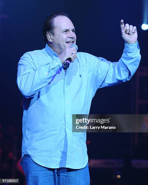 Of the Sunshine band performs at the 93.9 MIA Disco Ball at Hard Rock Live! in the Seminole Hard Rock Hotel & Casino on February 25, 2010 in...