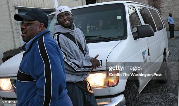 Michel du Cille BLACKMEN SERIES -- Unemployment is highest in the United States among African American men. The 5225 B Kilmer Pl. Hyattsville, MD ....