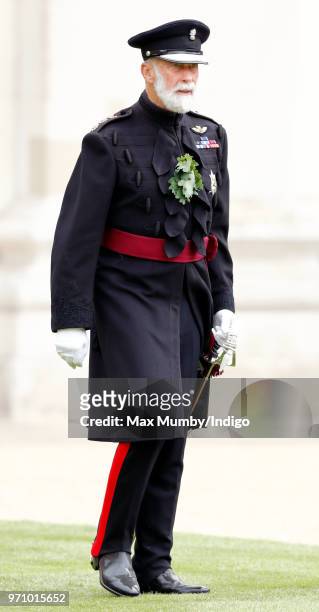 Prince Michael of Kent attends, as reviewing officer, the annual Founder's Day Parade at the Royal Hospital Chelsea on June 7, 2018 in London,...