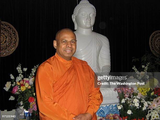 KELLYOct19 DATE: Downloaded email CREDIT: John Kelly/TWP Maharagama Dhammasiri, a Buddhist monk who is president of the Washington Buddhist Vihara on...