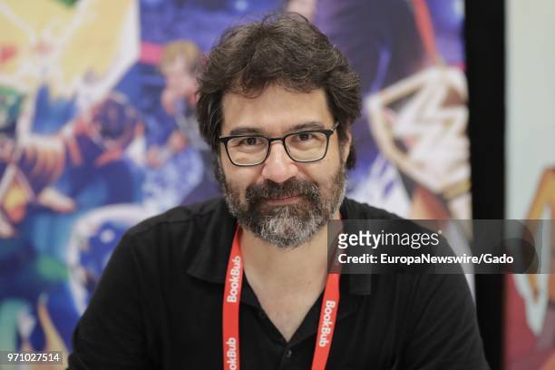 Half length portrait of author Greg Pak during the 2018 edition of BookExpo America in New York City, May 31, 2018.