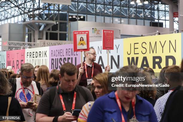 Guests during the 2018 edition of BookExpo America in New York City, May 31, 2018.