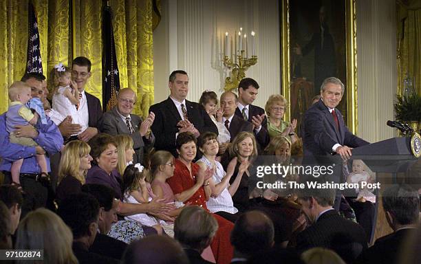 July 18, 2006 Slug: p-stemcell assignment Photographer: Gerald Martineau East Room - The White House Press Conf on stemcell legislation & veto...