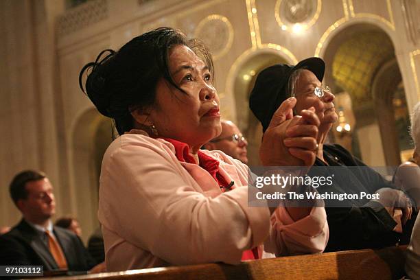 Michel du Cille Basilica of the National Shrine of the Immaculate Conception at 400 Michigan Ave NE. Installation Service for Archbishop Donald...