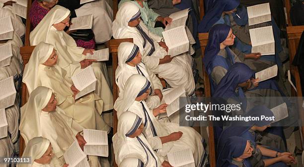 Michel du Cille Basilica of the National Shrine of the Immaculate Conception at 400 Michigan Ave NE. Installation Service for Archbishop Donald...