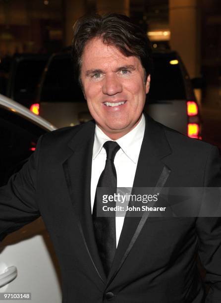 Director Rob Marshall arrives in an Audi to the 12th Annual Costume Designers Guild Awards at The Beverly Hilton hotel on February 25, 2010 in...