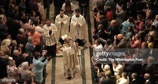 Michel du Cille Basilica of the National Shrine of the Immaculate Conception at 400 Michigan Ave NE. Installation Service for Archbishop Donald...