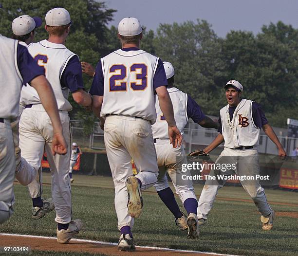 Photographer: Tracy A. Woodward/TWP. NEGATIVE NUMBER: 180924 Madison High School, 2500 James Madison Dr., Vienna, VA Norther Region baseball...