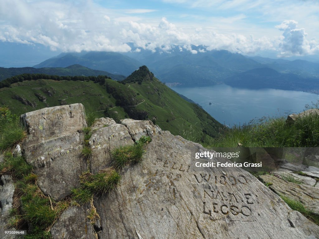 Rock Inscriptions on Top of Mountain Morissolino