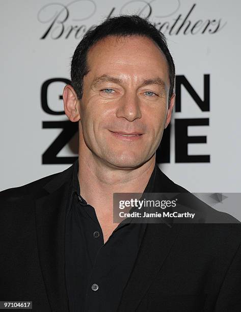 Jason Isaacs attends the "Green Zone" New York premiere at AMC Loews Lincoln Square 13 on February 25, 2010 in New York City.