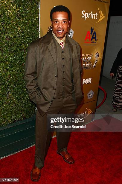 Russell Hornsby arrives at the 41st NAACP Image Awards - Nominees Pre-Show Gala Reception at Milk Studios on February 25, 2010 in Los Angeles,...