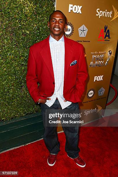 Keith Robinson arrives at th 41st NAACP Image Awards - Nominees Pre-Show Gala Reception at Milk Studios on February 25, 2010 in Los Angeles,...