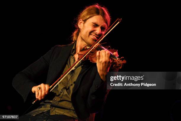 David Garrett performs on stage at Aladdin Theater on February 24, 2010 in Portland, Oregon.