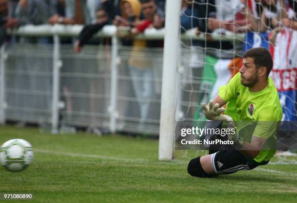 Bela Fejer Csongor of Karpatalya during Conifa Paddy Power World Football Cup 2018 Grand Final between Northern Cyprus against Karpatalya at Queen...