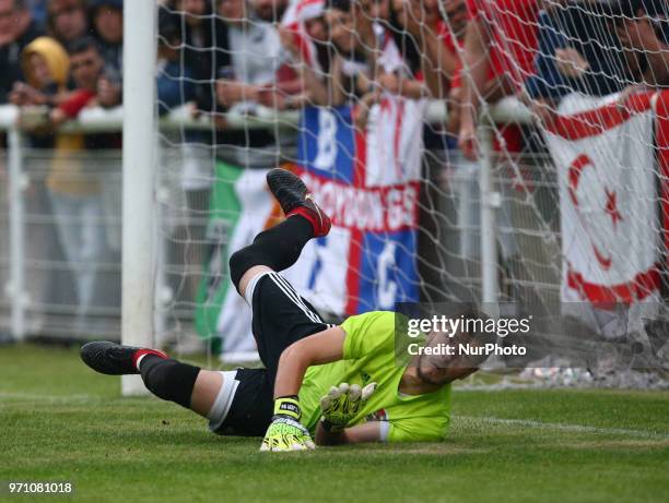 Bela Fejer Csongor of Karpatalya during Conifa Paddy Power World Football Cup 2018 Grand Final between Northern Cyprus against Karpatalya at Queen...