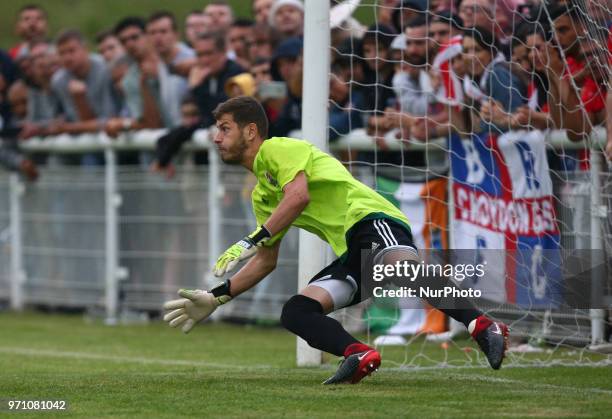 Bela Fejer Csongor of Karpatalya during Conifa Paddy Power World Football Cup 2018 Grand Final between Northern Cyprus against Karpatalya at Queen...