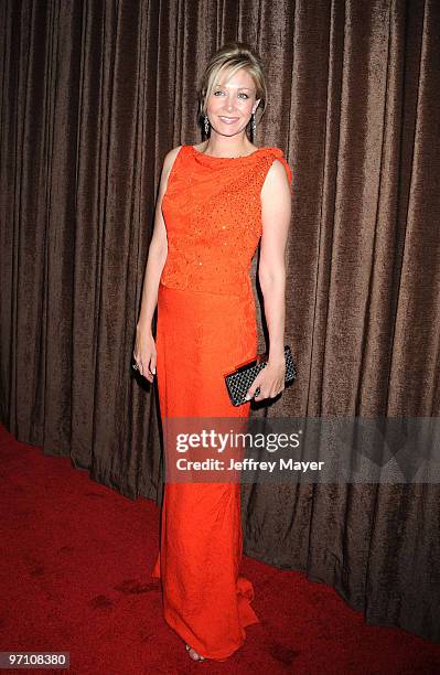 Nadja Swarovski arrives at the 12th Annual Costume Designers Guild Awards at The Beverly Hilton hotel on February 25, 2010 in Beverly Hills,...