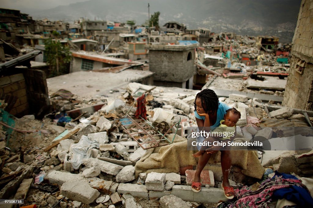Haitians Continue To Struggle One Month After Earthquake