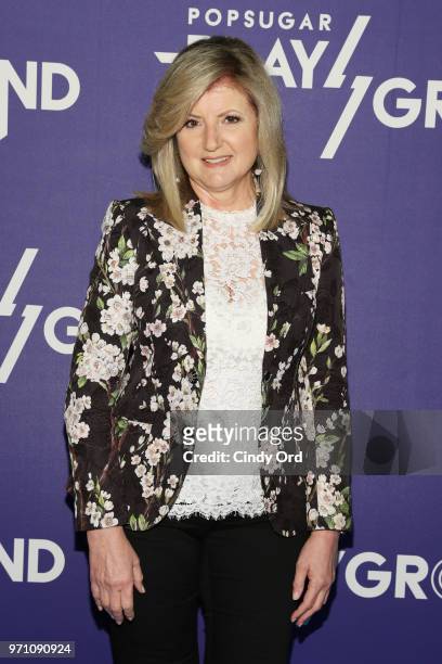 Arianna Huffington attends day 2 of POPSUGAR Play/Ground on June 10, 2018 in New York City.