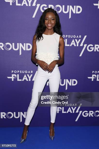 Actress Ashleigh Murray attends day 2 of POPSUGAR Play/Ground on June 10, 2018 in New York City.