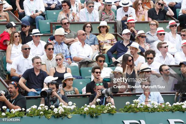 Pierre Niney, Natasha Andrews, Cyril Lignac, Tim Roth, his wife Nikki Butler, Sonia Rolland, Vianney Bureau, Clive Owen, Calogero, Hugh Grant, his...