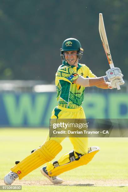 Damon Egan of The Australian Indigenous Men's cricket team bats during a match against Derby at Derbyshire on June 10 United Kingdom. This year marks...