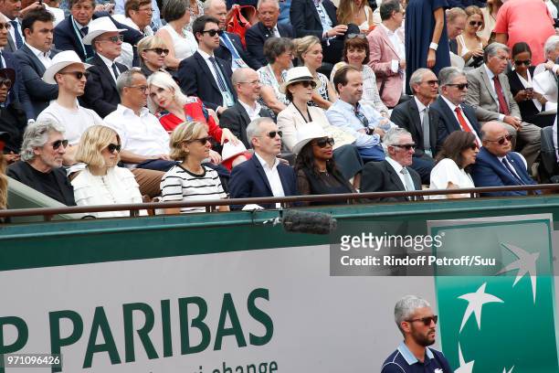 Musician Roger Waters, actress Lea Seydoux, politician Valerie Pecresse, President of the National Assembly Francois de Rugy, Sport Mininister Laura...
