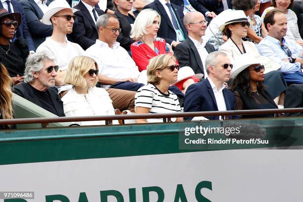 Musician Roger Waters, actress Lea Seydoux, politician Valerie Pecresse, President of the National Assembly Francois de Rugy and Sport Mininister...