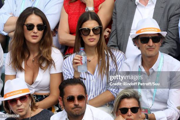 Miss Universe 2016 Iris Mittenaere attend the 2018 French Open - Day Fifteen at Roland Garros on June 10, 2018 in Paris, France.
