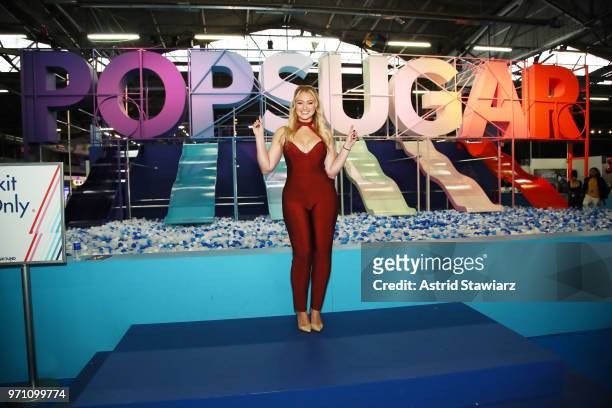 Model Iskra Lawrence attends day 2 of POPSUGAR Play/Ground on June 10, 2018 in New York City.