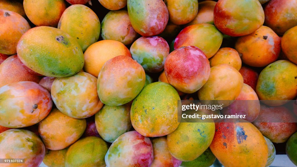 Detail Shot Of Mangoes