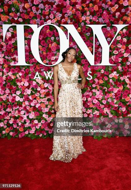 Nikki M. James attends the 72nd Annual Tony Awards at Radio City Music Hall on June 10, 2018 in New York City.