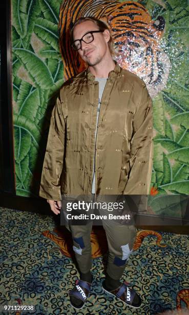 Diplo attends the GQ Style and Browns LFWM Party at Annabels on June 10, 2018 in London, England.