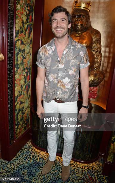 Robert Konjic attends the GQ Style and Browns LFWM Party at Annabels on June 10, 2018 in London, England.