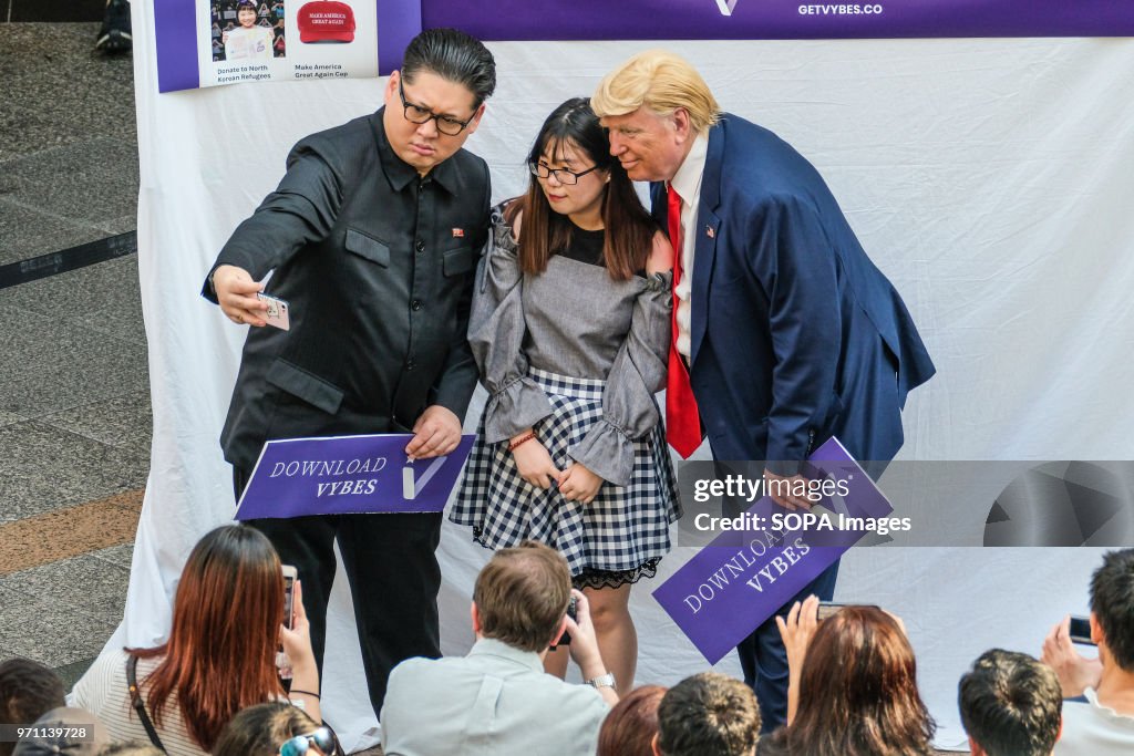 Hong Kong-based Kim Jung-Un impersonator Howard X, and Trump...