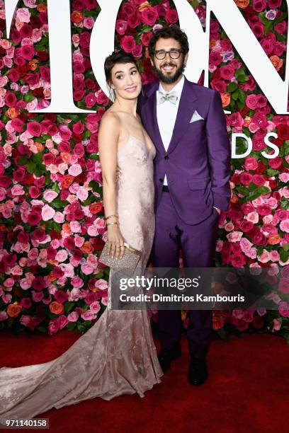 Schuyler Helford and Josh Groban attend the 72nd Annual Tony Awards at Radio City Music Hall on June 10, 2018 in New York City.