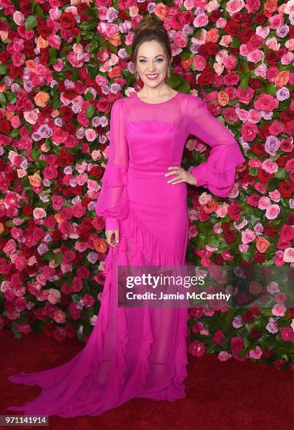 Laura Osnes attends the 72nd Annual Tony Awards at Radio City Music Hall on June 10, 2018 in New York City.