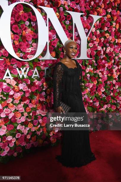 Cynthia Erivo attends the 72nd Annual Tony Awards at Radio City Music Hall on June 10, 2018 in New York City.