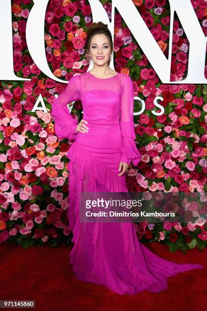 Laura Osnes attends the 72nd Annual Tony Awards at Radio City Music Hall on June 10, 2018 in New York City.