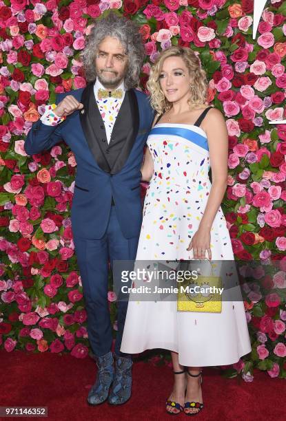 Wayne Coyne and Katy Weaver attend the 72nd Annual Tony Awards at Radio City Music Hall on June 10, 2018 in New York City.